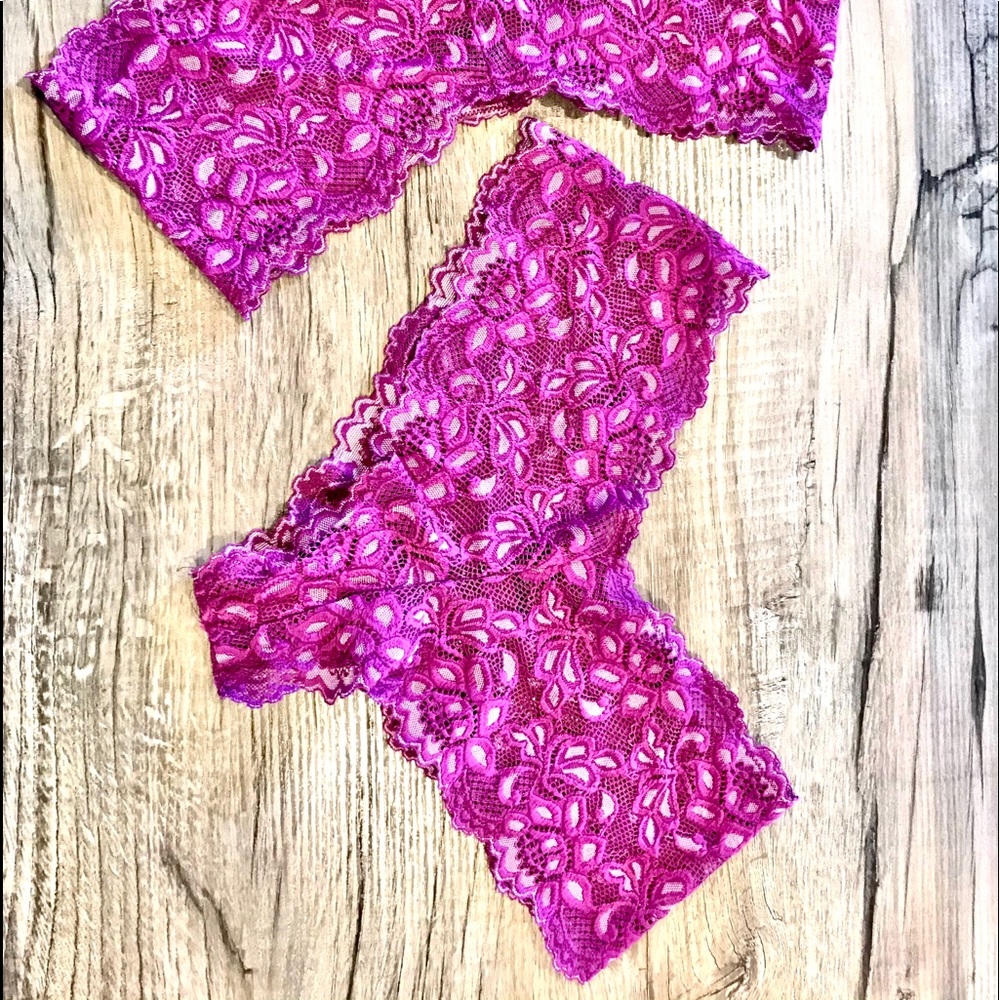 SET of 2 New, Pink Size M Brazilian Cheeky Panties